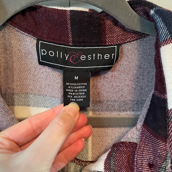 Red, Blue, & White Plaid - Picture 3 of 3